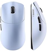 MIKIBY Zero 1 Pro Gaming Mouse,55g Ultralight Wireless Mouse, PAW3311 24K DPI, Tri-Mode 2.4G/Blue...