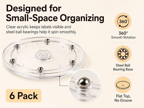small lazy susan 6 inch 6 inch lazy susan mini lazy susan clear lazy susan organizer