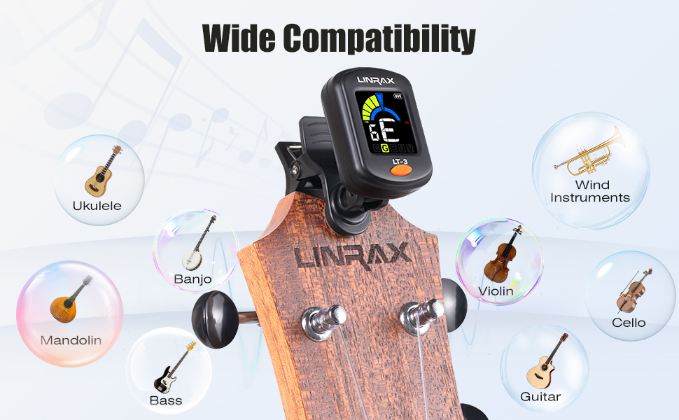 Clip-On Tuner Rechargeable