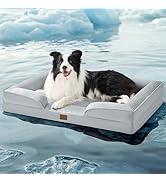 Bedsure Cooling Dog Beds Large Sized Dog - Orthopedic Large Dog Cooling Bed Washable, Dogs Couch ...