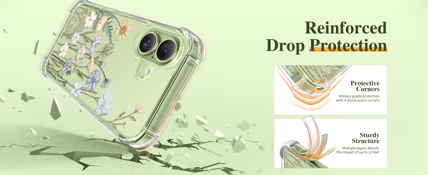 GVIEWIN Case Compatible with iPhone 17 Case