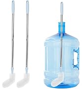 2-Pack 28’ Long Bottle Brush, 3 and 5 Gallon Bottle Cleaning Brush, Water Bottle Brush with Benda...