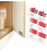 6 Pack Magnetic Cabinet Door Catch, No Drill Ultra Thin Cabinet Magnets for Closure, 15 lbs Stron...