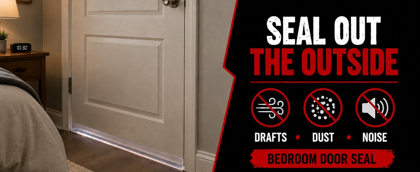 Seal Out the outside drafts dusts noise