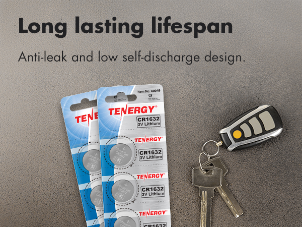 long lasting lifespan with anti-leak and low self-discharge design
