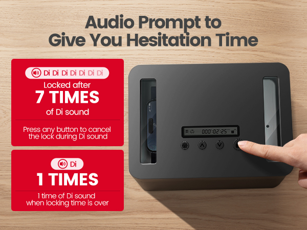 Audio Prompt to Give You Hesitation Time