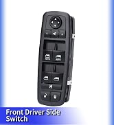 Front Left Driver Side Power Master Window Switch Compatible with 2014-2018 Jeep Grand Cherokee, ...