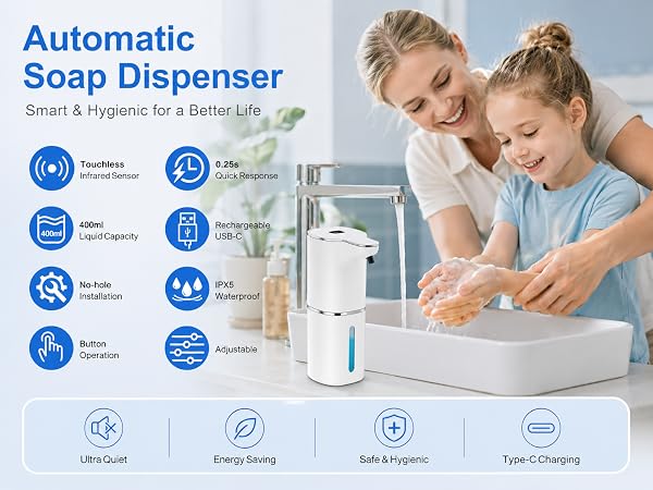 Automatic Foaming Soap Dispenser Touchless