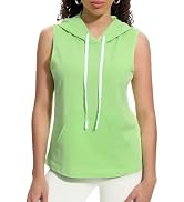 Xeoxarel Women's Sleeveless Tank Top Hoodies Vest with Pockets (S-XL)