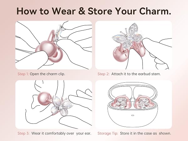 open ear clip headphones