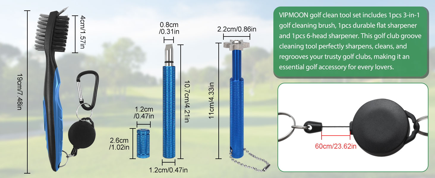 Golf Brush and Groove Cleaner
