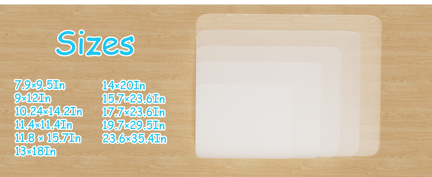 clear silicone mat makeup desk microwave countertop protector play mat food-grade non-slip