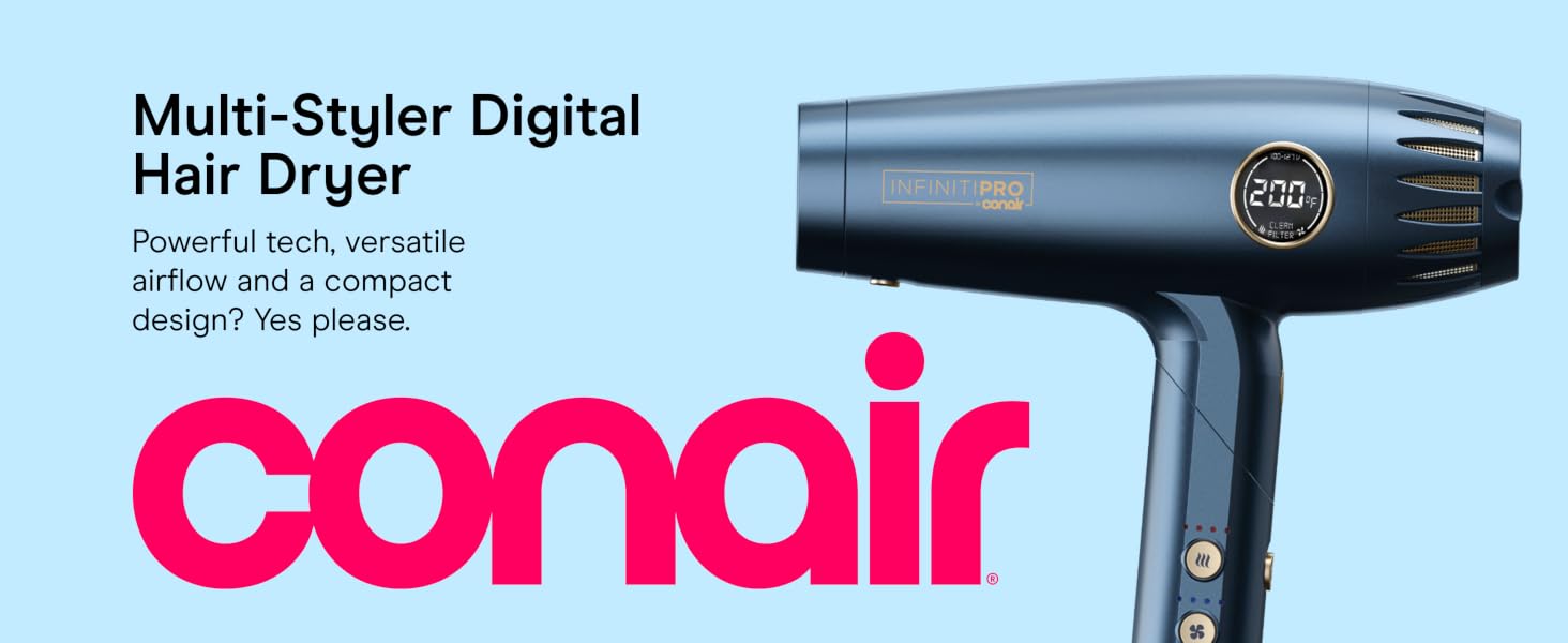Multi-Styler Digital Hair Dryer
