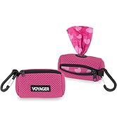 Best Pet Supplies 2-Pack Dog Poop Bag Holder Leash Attachment, Color, Reusable Mesh Dispenser Pou...