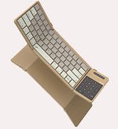Nillkin Foldable Travel Keyborad with Touchpad & Number Pad, Bluetooth Wireless Portable Folding ...