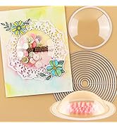20PACK Shaker Cover Slim Circles 2-1/2" Diameter Clear Plastic Circle Shaker Pouches for Shaker C...