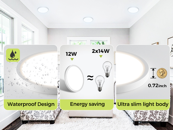close to ceiling light fixtures