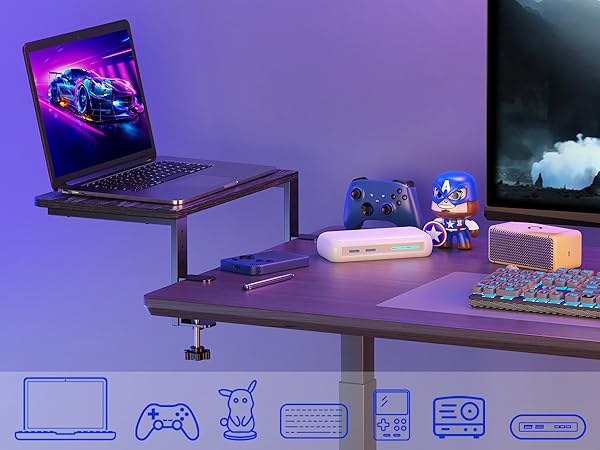 over desk shelf
