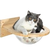 Akynjtbca Cat Wall Shelves, Wall Mounted Cat Bubble Furniture,Transparent Cat Capsule Bed Set,Cat...