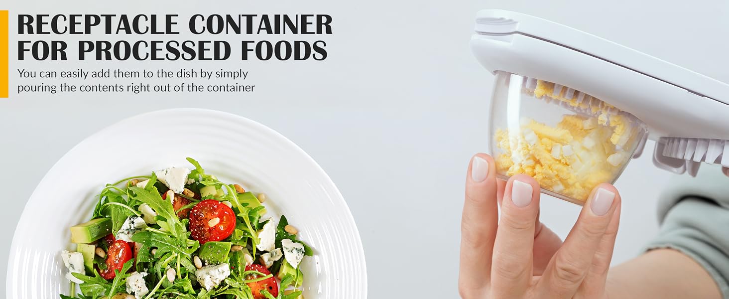multifunctional veggie vegetable fruit food chopper cutter shredder slicer dicer with container
