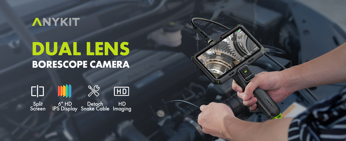 automotive dual lens borescope