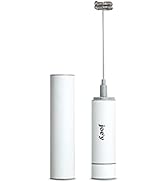 High-Grade Milk Frother, Automatic Stainless-Steel Frother for Coffee & More, Handheld Device wit...
