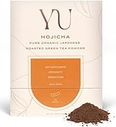 Yu Tea Organic Hojicha Green Tea Powder, Instant Packets | Rich in Antioxidants & EGCG | Pure Jap...