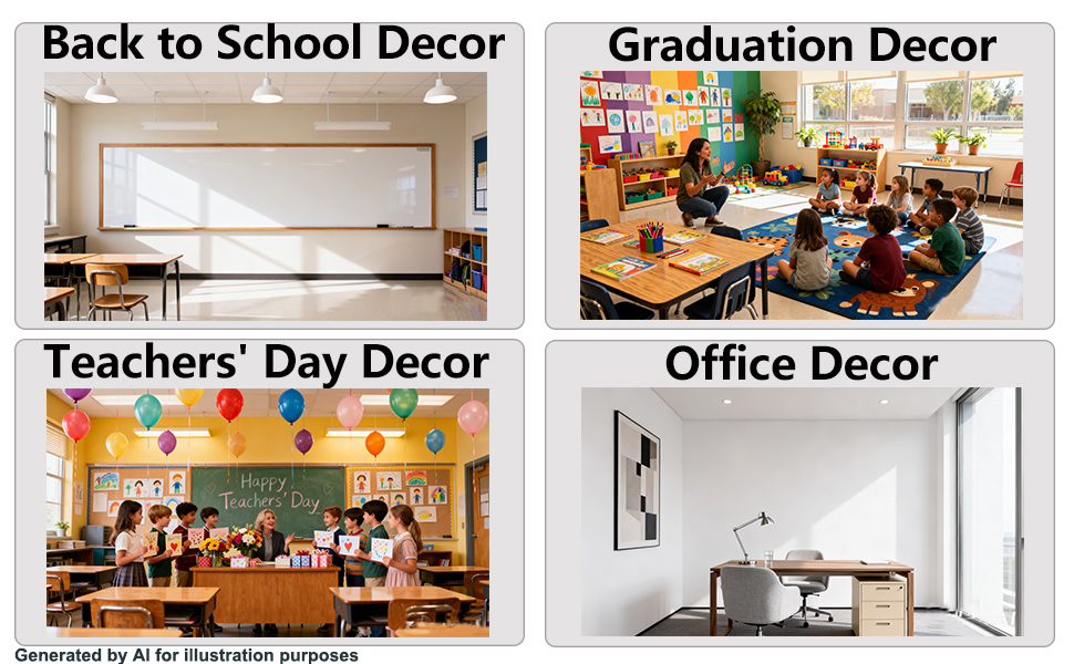 Back to School Graduation Teachers Day Office Wall Decor