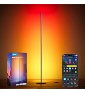 Govee RGBIC Floor Lamp Basic, 1000lm LED Corner Lamp Compatible with SmartThings, Alexa, and Matt...