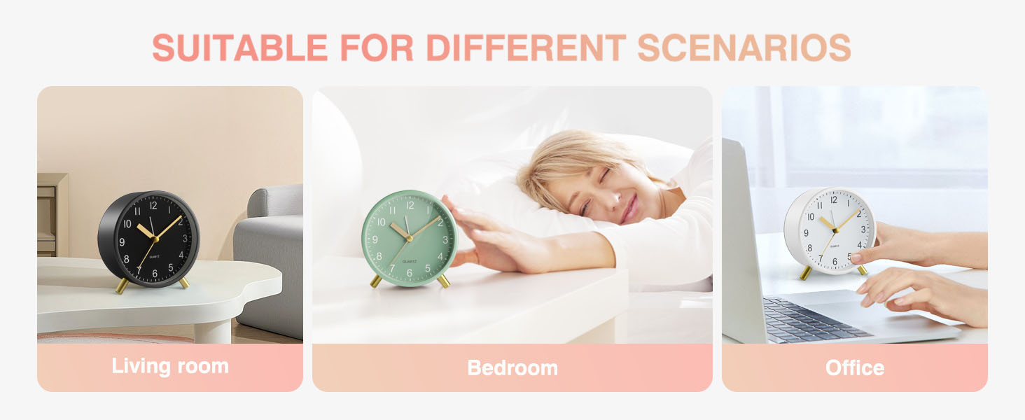 Azxb Analog Alarm Clock