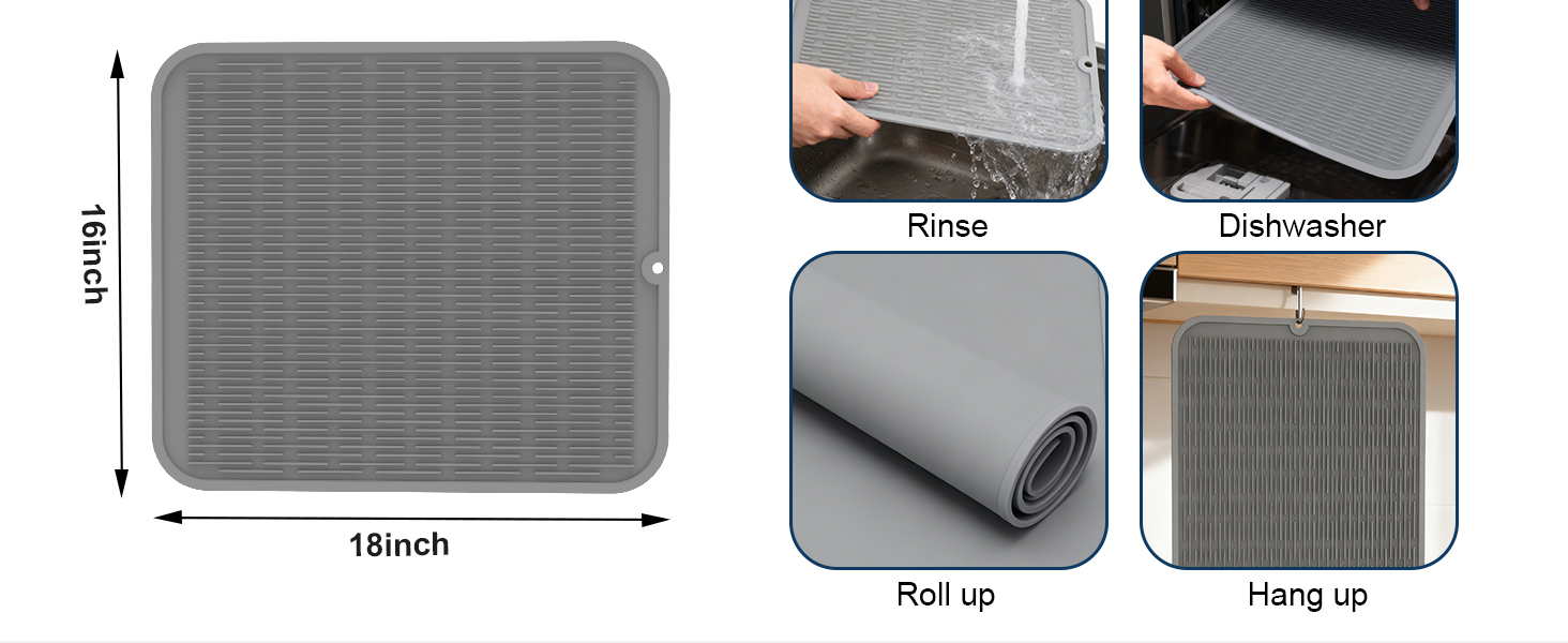 dishwasher mat drying