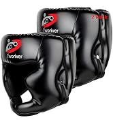 Boxing Headgear 2 Pack for Kids Men Youth, Full Face MMA Sparring Helmet with Adjustable Protecti...