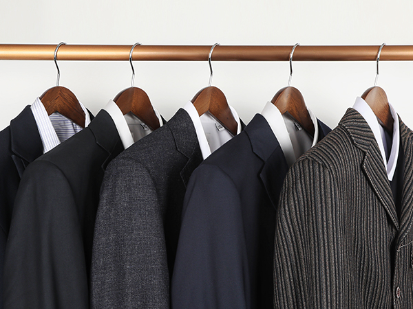 wooden suit hangers