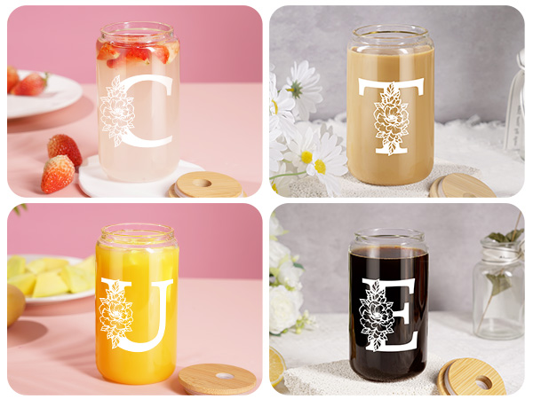 initial cups, gifts for her birthday, mothers day gifts for women, monogrammed gifts for women, mom