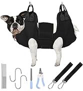 PatiencET Dog Grooming Hammock for Small Dogs Pet Hammock for Nail Trimming Dog Sling for Nail Cl...