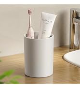 Toothbrush Cup 13.75oz Bathroom Tumbler 1PK,Grey | Easy to clean 390ml plastic bathroom tumbler w...