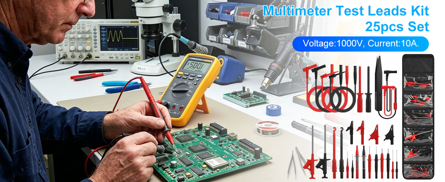 multimeter test leads kit