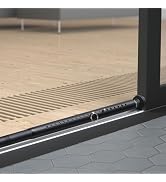 BeBecome Sliding Door Security Bar,17-50 inch Adjustable Patio Door Security bar with Rubber Tips...