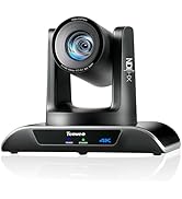 Tenveo 4K NDI PTZ Camera AI Humanoid & Face Auto-Tracking, HDMI/LAN/USB3.0 PoE PTZ Camera 20X Opt...