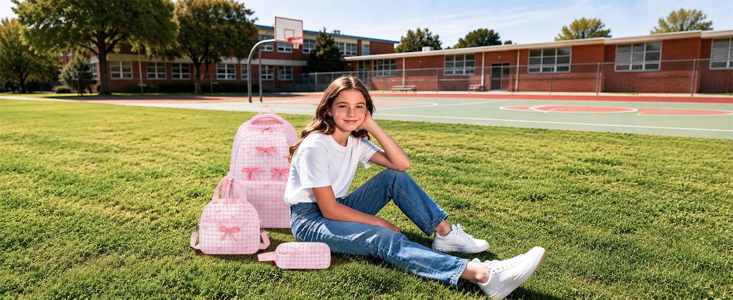 bow backpack for girls
