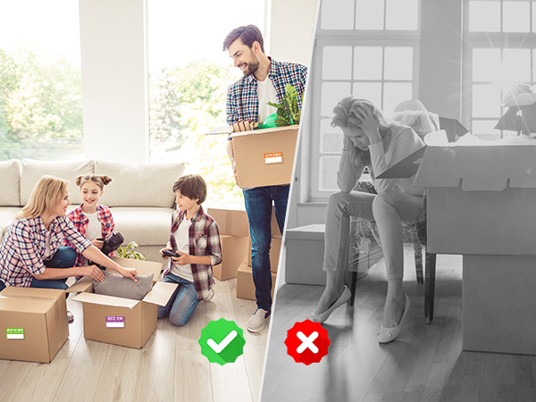 Home Moving Labels