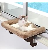 Zakkart Cat Perch for Window Sill with Bolster - Orthopedic Hammock Design with Premium Hardwood ...