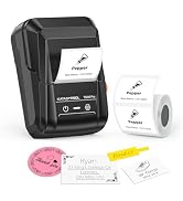 SUPVAN T50M Pro Bluetooth Label Maker Machine with Tape, Black
