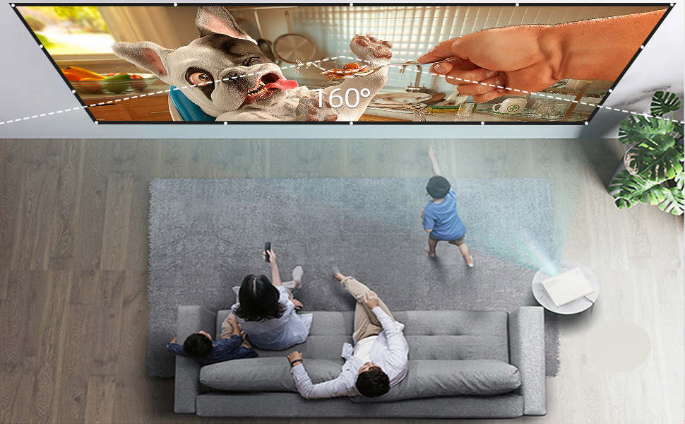 projector screen 120