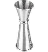 Jigger for Bartending, Cocktail Jigger 2 oz 1 oz with Measurements Inside, 304 Stainless Steel Ji...