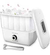EASYINBEAUTY Hot Towel Warmers for Spa, Holds 16 Small Towels, 5L Portable Towel Steamer with Qui...