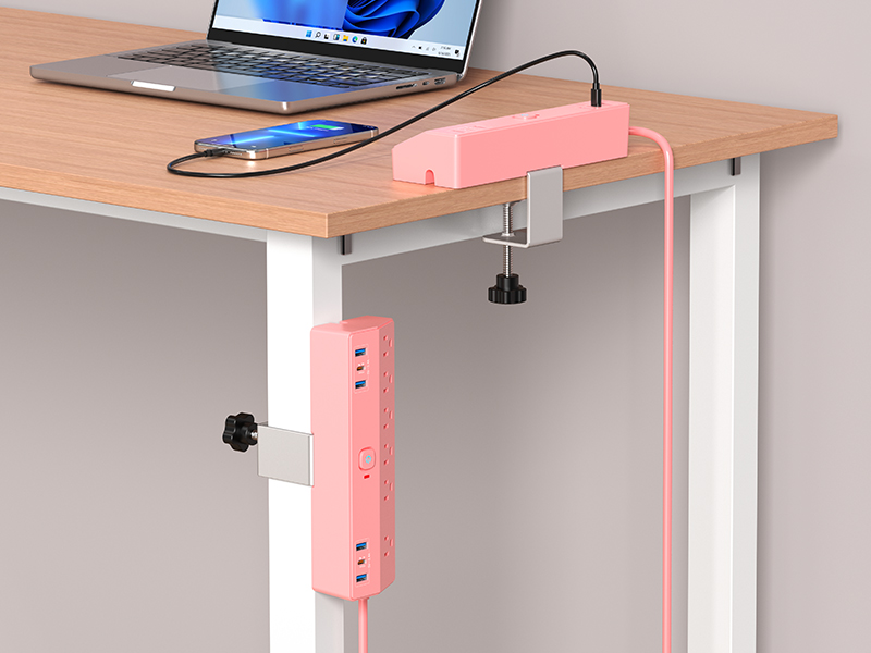 desk clamp power strip