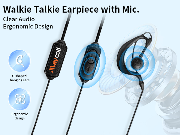 Two Way Radio with Earpiece