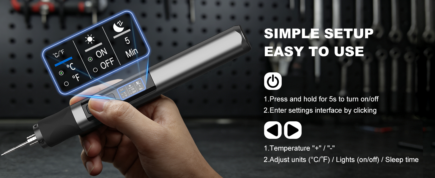 battery soldering iron