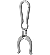 KEEPO LINK Titanium Water Bottle Holder, Keychain Water Bottle Clip for Everyday Carry Outdoor Hi...